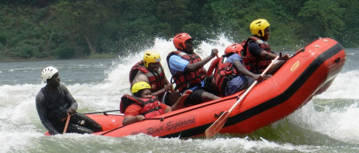 White Water Rafting on the Nile, Jinja, Eastern Uganda, Uganda